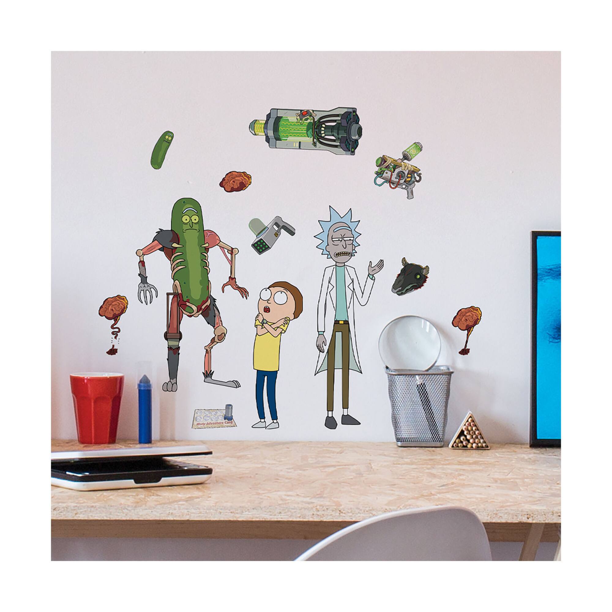 RoomMates Rick and Morty Peel & Stick Wall Decals